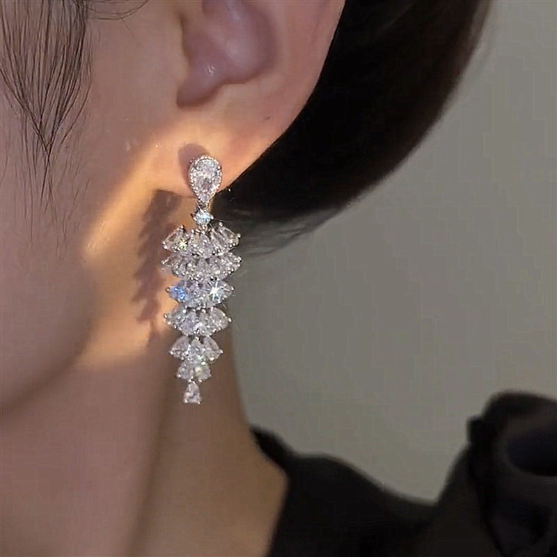 Christmas Tree Drop Earrings Festival Party Jewelry