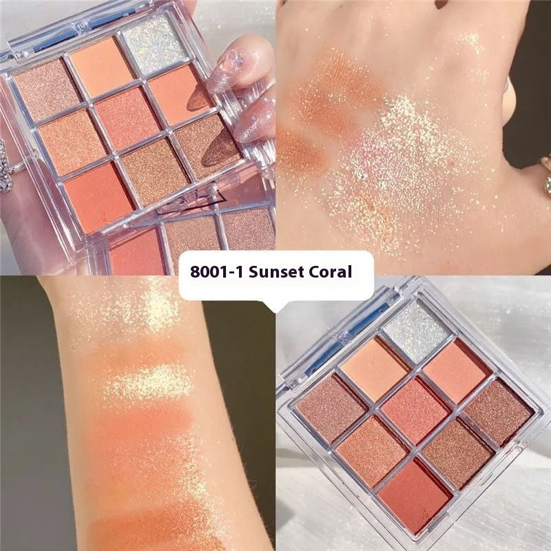 Fashion Acrylic 9-Color Eyeshadow Palette