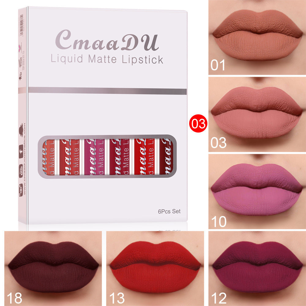 6-Pack Long Lasting Lipstick