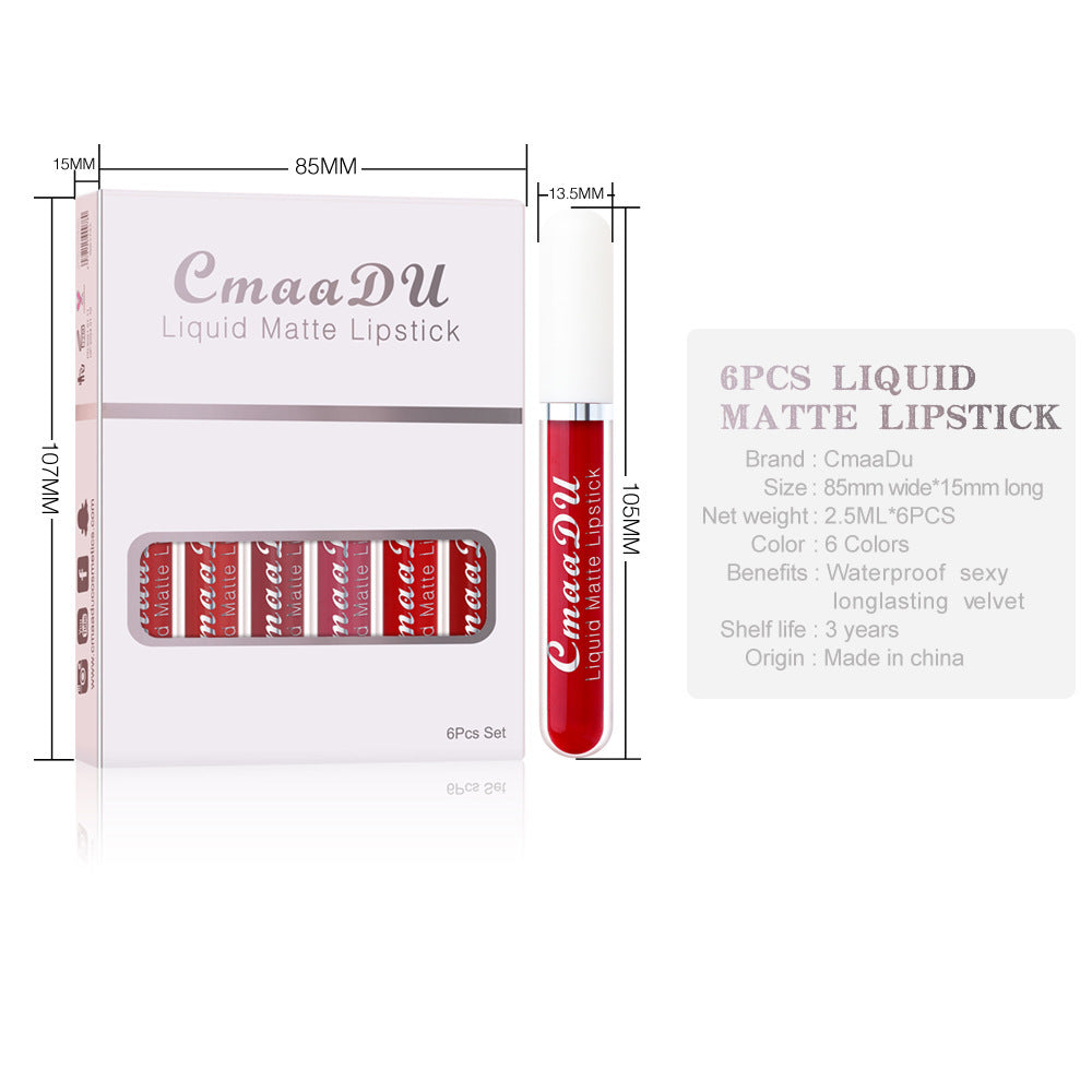 6-Pack Long Lasting Lipstick