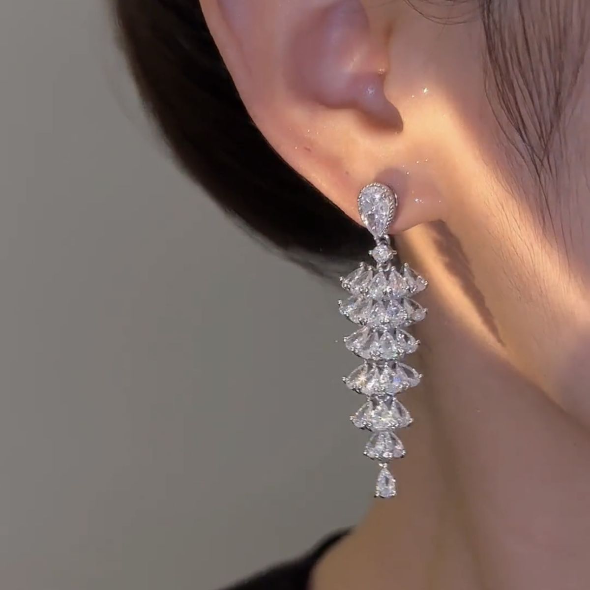 Christmas Tree Drop Earrings Festival Party Jewelry