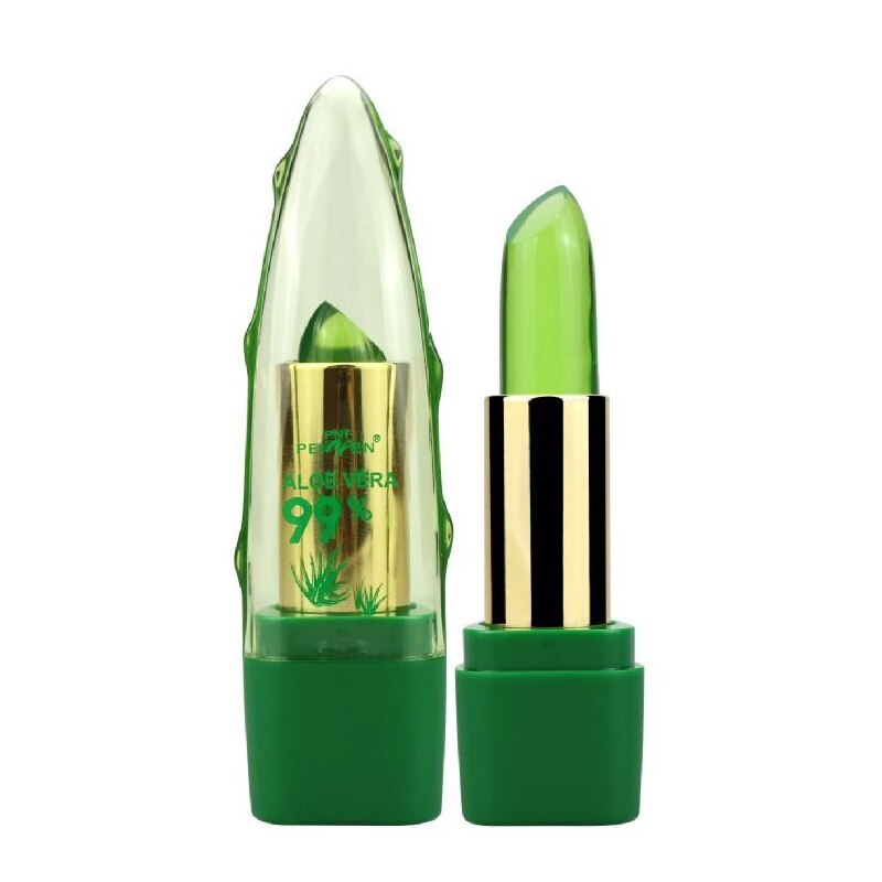 Aloe Vera Lipstick Long Lasting Lip Balm Tature Changing Color Lip Stick