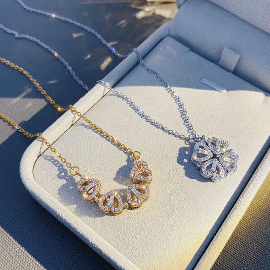 Magnetic Clover Necklace