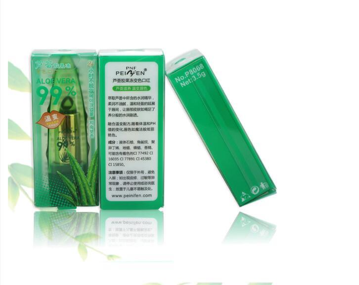 Aloe Vera Lipstick Long Lasting Lip Balm Tature Changing Color Lip Stick