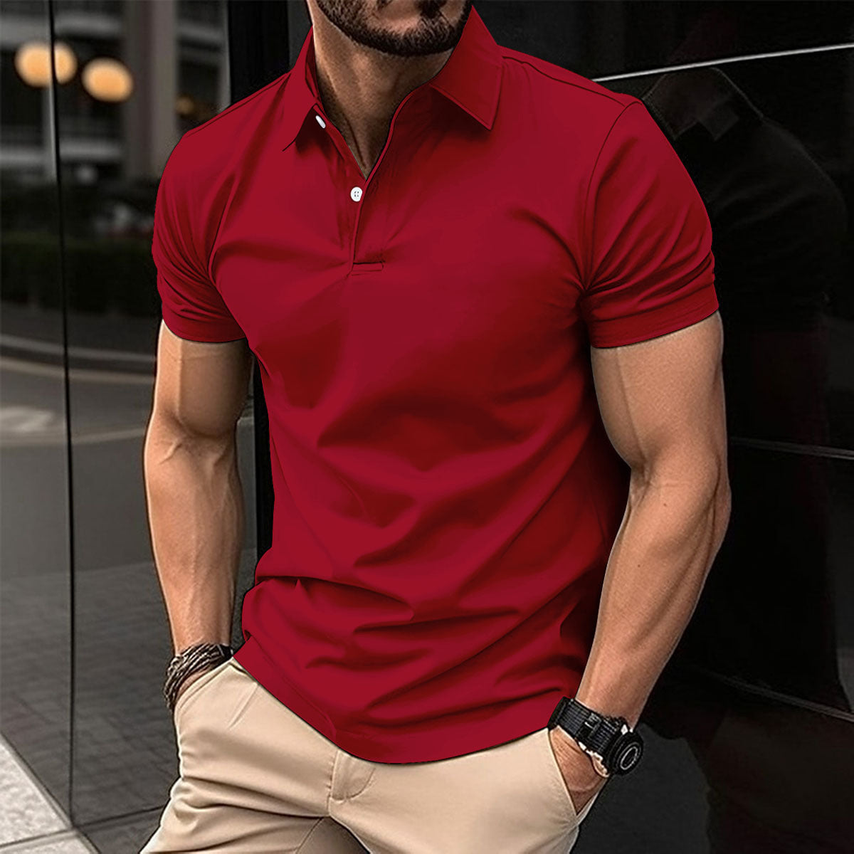 Men's Summer Polo Shirt
