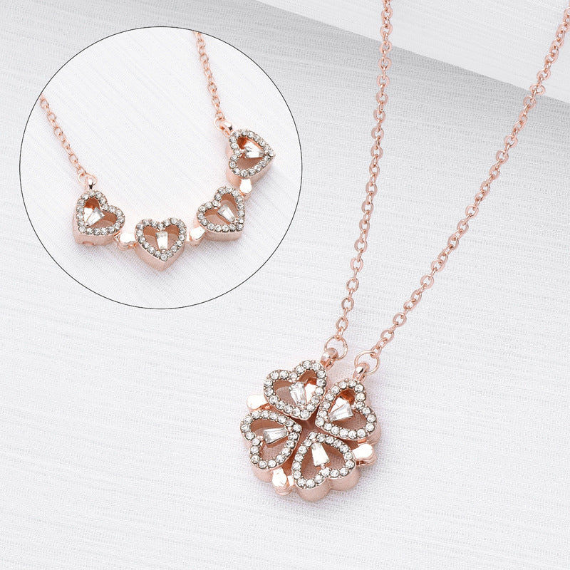 Magnetic Clover Necklace