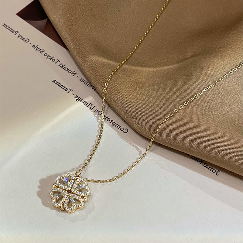 Magnetic Clover Necklace