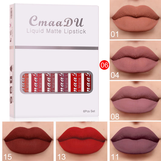 6-Pack Long Lasting Lipstick