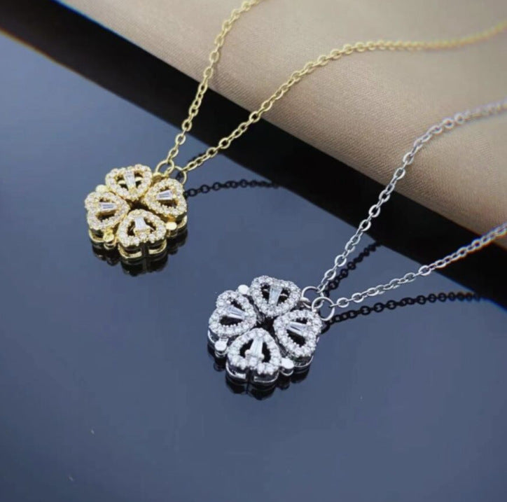 Magnetic Clover Necklace