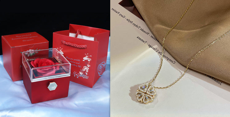 Magnetic Clover Necklace